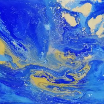 Peinture intitulée "seaside" par Régine Ledanois, Œuvre d'art originale, Acrylique
