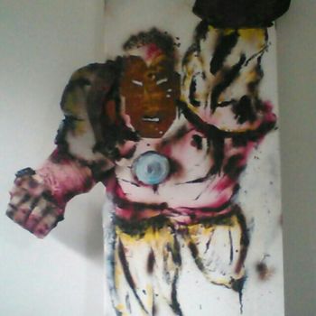 Картина под названием ""Iron Man"" - Botino, Подлинное произведение искусства, Акрил