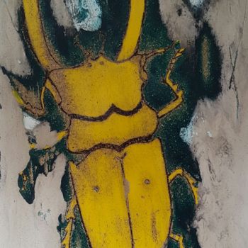 제목이 "le scarabé jaune A.…"인 미술작품 Regis Le Scraigne로, 원작, 아크릴