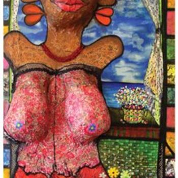 Peinture intitulée "Woman by the Window" par Regis Silva, Œuvre d'art originale