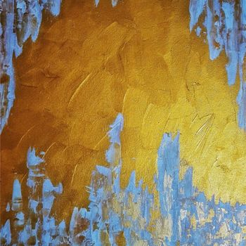 Pittura intitolato "Shards of Winter" da Rhea Embalzado, Opera d'arte originale, Acrilico