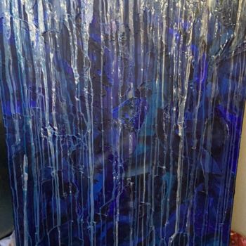 Peinture intitulée "Bleu" par Reid Boultbee, Œuvre d'art originale, Acrylique