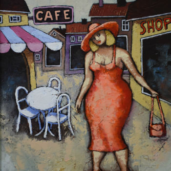 Painting titled "Blind Date" by Reijo Malkki, Original Artwork, Oil