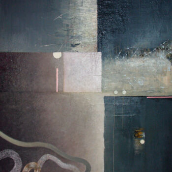 Malerei mit dem Titel "two vs threeandahalf" von Reiner Makarowski, Original-Kunstwerk, Öl