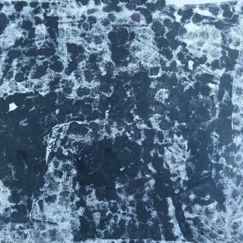 Schilderij getiteld "Dreams in the darkn…" door Reiner Poser, Origineel Kunstwerk, Monotype