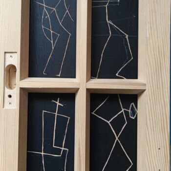"Beziehungsfenster" başlıklı Kolaj Reiner Poser tarafından, Orijinal sanat, Kolaj