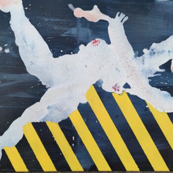 Pintura titulada "Dangerous Woman" por Reiner Poser, Obra de arte original, Pigmentos
