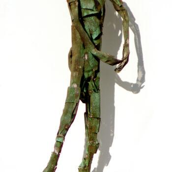 Sculpture titled "Young Man in Ballett" by Reiner Poser, Original Artwork, Wire