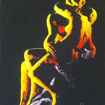 제목이 "The Kiss ( adaptati…"인 미술작품 Reinhard Häussler로, 원작, 아크릴