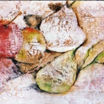 Pintura intitulada "Frutas" por Reinis, Obras de arte originais, Óleo
