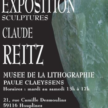 Arte digitale intitolato "projet affiche musé…" da Claude Reitz, Opera d'arte originale