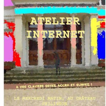 Arte digitale intitolato "affiche collège du…" da Claude Reitz, Opera d'arte originale