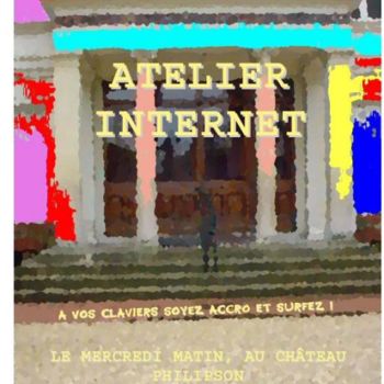 Arts numériques intitulée "affiche collège du…" par Claude Reitz, Œuvre d'art originale