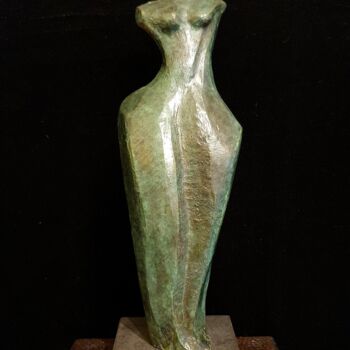 Sculpture intitulée "La Vénus 4/8" par Réjane Lechat, Œuvre d'art originale, Bronze
