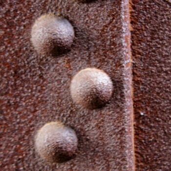 Photography titled "Rivets" by Relver, Original Artwork