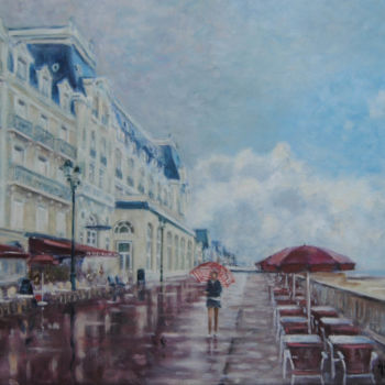 Painting titled "Après l'orage (Cabo…" by Rémi Acquin, Original Artwork, Oil