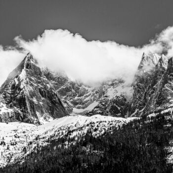 Fotografie getiteld "Chamonix - Mont Bla…" door Rémi Baudry, Origineel Kunstwerk, Digitale fotografie