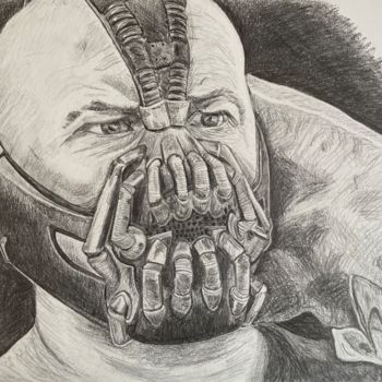 Drawing titled "Bane" by Rémi Capobianco, Original Artwork, Graphite