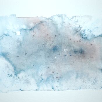 Painting titled "Brumes." by Rémi Collin, Original Artwork, Watercolor