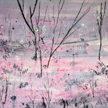 Malerei mit dem Titel "La forêt #8" von Rémi Collin, Original-Kunstwerk, Acryl