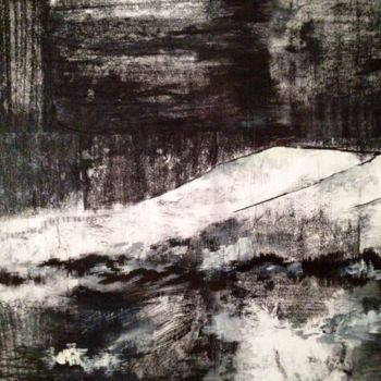 Pittura intitolato "Le Mont Ventoux" da Rémi Collin, Opera d'arte originale, Gouache