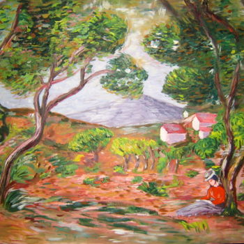Painting titled "Noirmoutier - (RENO…" by Rémi Demerlé, Original Artwork, Oil