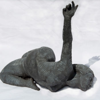 Скульптура под названием "jete-e.jpg" - Rémi Dugué, Подлинное произведение искусства, Керамика