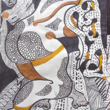 Peinture intitulée "Alors on danse?" par Remi Granier, Œuvre d'art originale