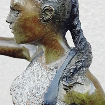 Skulptur mit dem Titel ""PUZZLE"" von Coudrain-Sculpteur, Original-Kunstwerk, Bronze