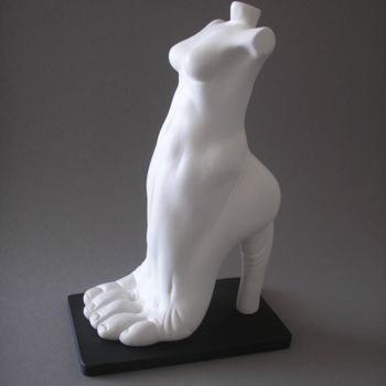 Sculpture titled "Surrealsandal" by Remigius Sebastian Sappa, Original Artwork, Clay