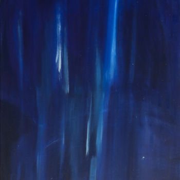Painting titled "blue line" by Remy Bolet, Original Artwork