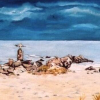 Pittura intitolato "Pinarello orage" da Remy Peyranne, Opera d'arte originale