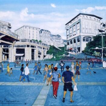 Картина под названием "Biarritz" - Remy Peyranne, Подлинное произведение искусства
