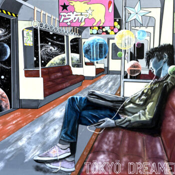 「1-tokyo-dreamerweb.…」というタイトルの絵画 Remy Raultによって, オリジナルのアートワーク