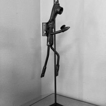 Sculpture titled "'Palier'" by Rémy Rivet, Original Artwork, Metals