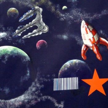 Peinture intitulée "space01(fragt)" par Remy Rault, Œuvre d'art originale