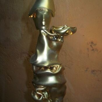 Escultura intitulada ""Chrysalide" 005" por Rémy Jouve, Obras de arte originais, Plástico
