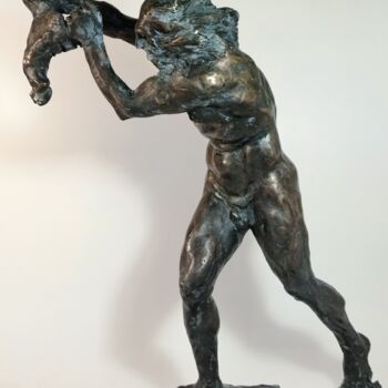 Escultura titulada "Кронос" por Renat Davletshin, Obra de arte original, Bronce