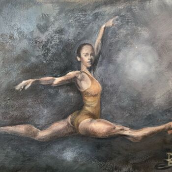 Pittura intitolato "Freeze in the moment" da Renata Valeeva, Opera d'arte originale, Olio