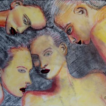 Painting titled "Be-sinnen" by Renate Kock, Original Artwork, Other