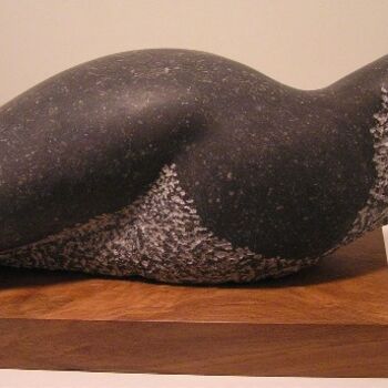 Sculpture titled "Curves" by Renate Verbrugge, Original Artwork, Stone