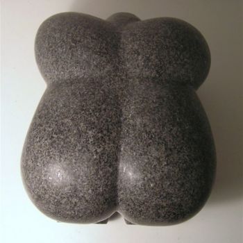 Sculpture titled "Almost Mourning" by Renate Verbrugge, Original Artwork, Stone