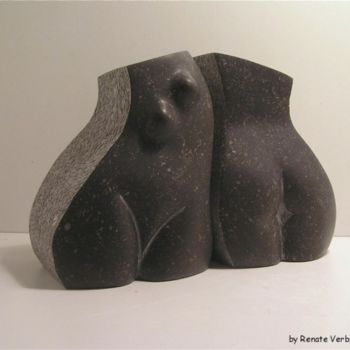 Sculpture intitulée "Dancing_Sisters_(4)…" par Renate Verbrugge, Œuvre d'art originale, Pierre