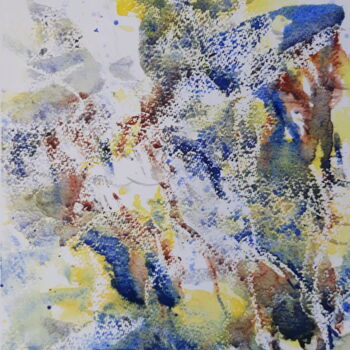 Painting titled "Ab0812a" by Renato Cardoso, Original Artwork, Watercolor