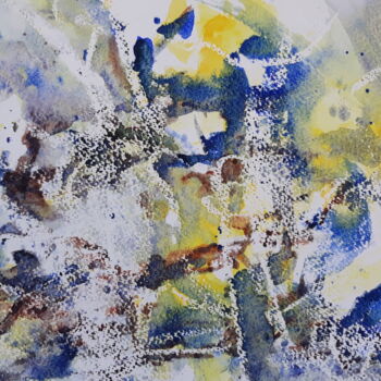 Painting titled "Aliados" by Renato Cardoso, Original Artwork, Watercolor