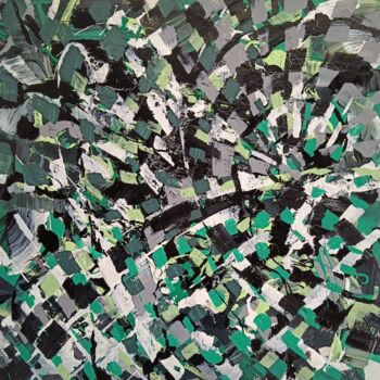 Painting titled "Formation" by Renato Parzianello, Original Artwork, Acrylic
