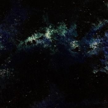 Painting titled "Constellation" by Saes, Original Artwork, Ink