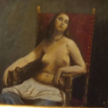 Pittura intitolato "Morte di Cleopatra" da Renato Laneri, Opera d'arte originale
