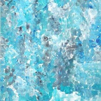 Painting titled "Cascade" by Renaud Angerville-Langlois, Original Artwork, Acrylic