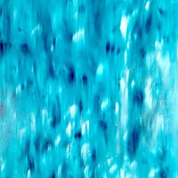 Painting titled "Glacier" by Renaud Angerville-Langlois, Original Artwork, Acrylic